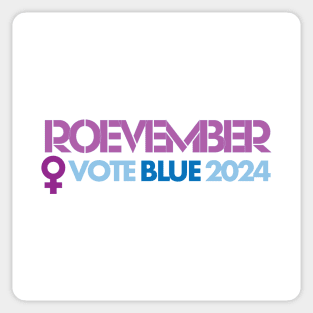 Roevember Vote Blue 2024 Sticker